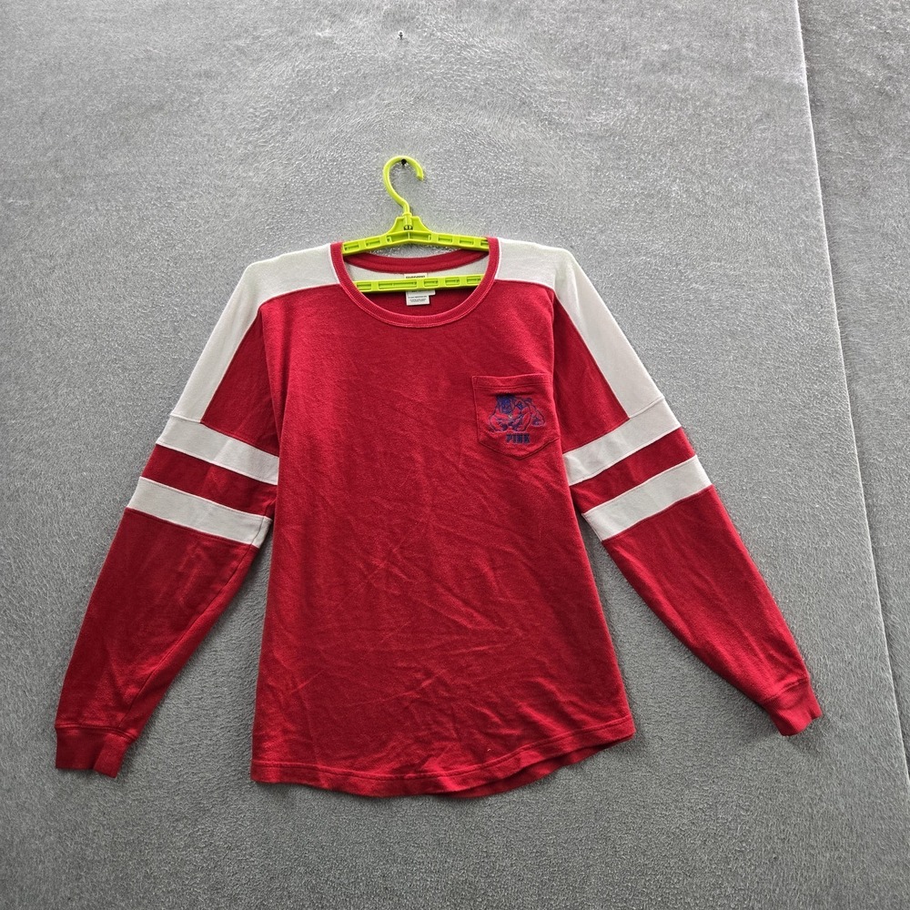 Fresno‎ State Bulldogs Women Jersey M Red PINK Victoria's Secret  Embroidered